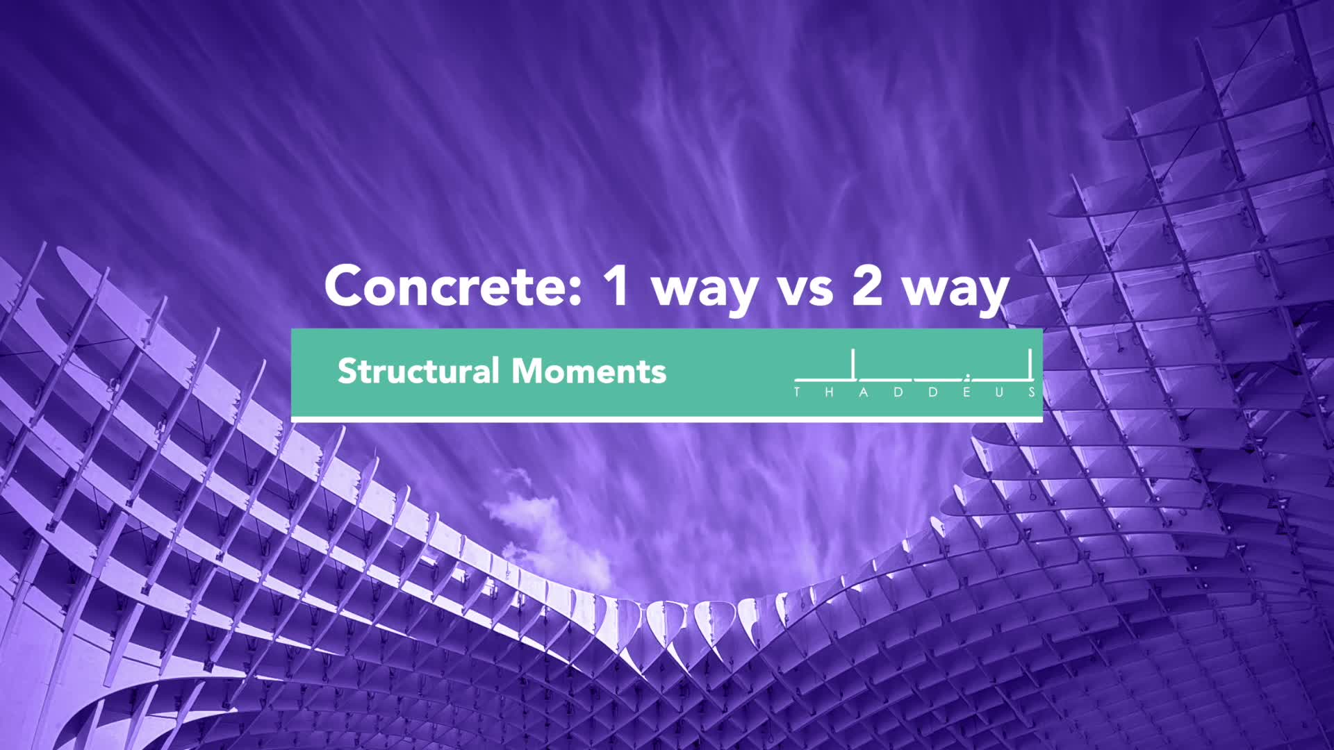 concrete 1 way vs 2 way