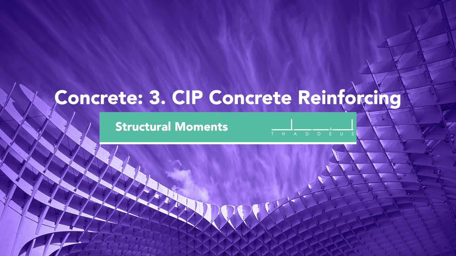 concrete 3. cip concrete reinforcing