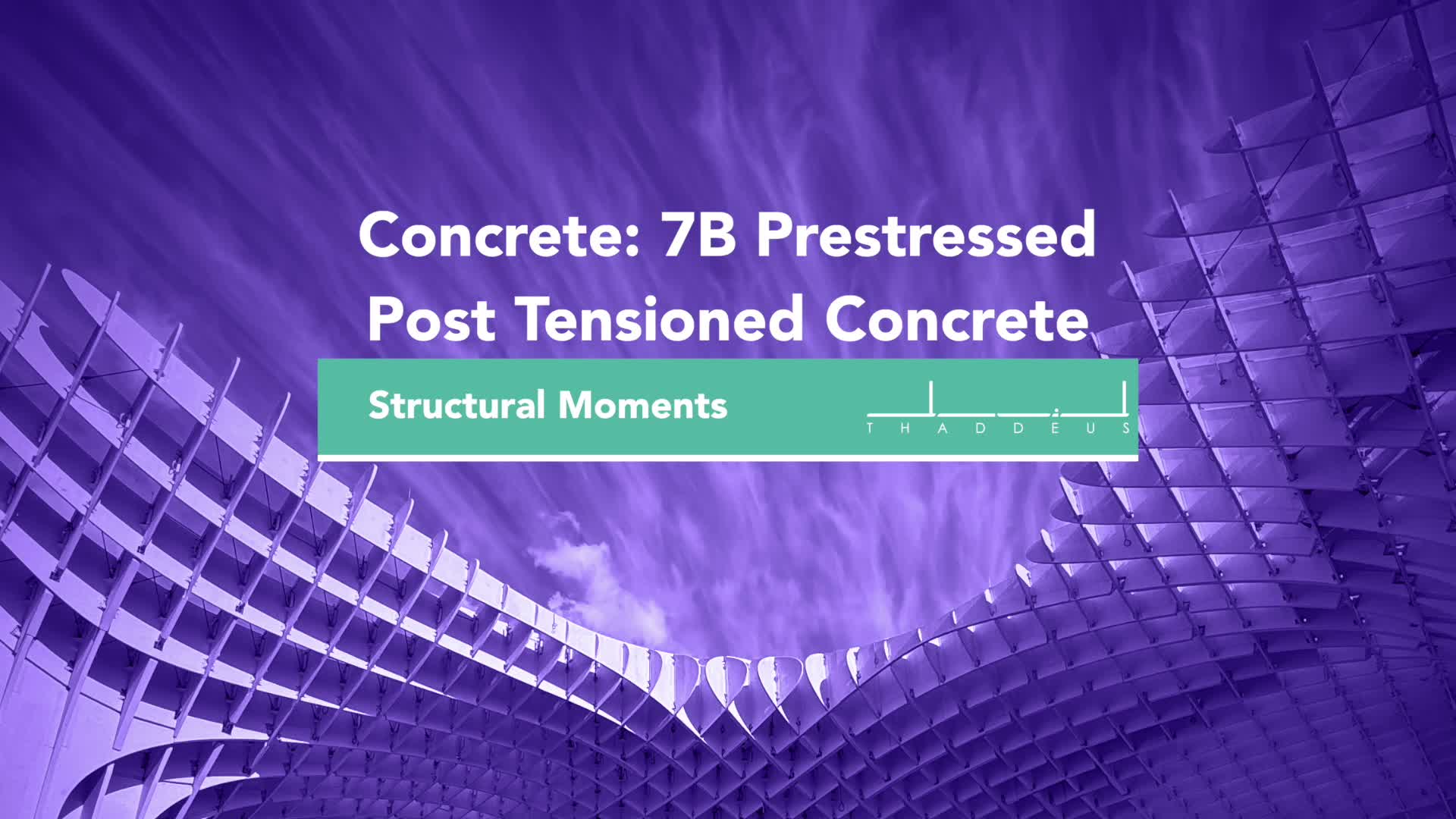 concrete 7b prestressed post tensioned concrete